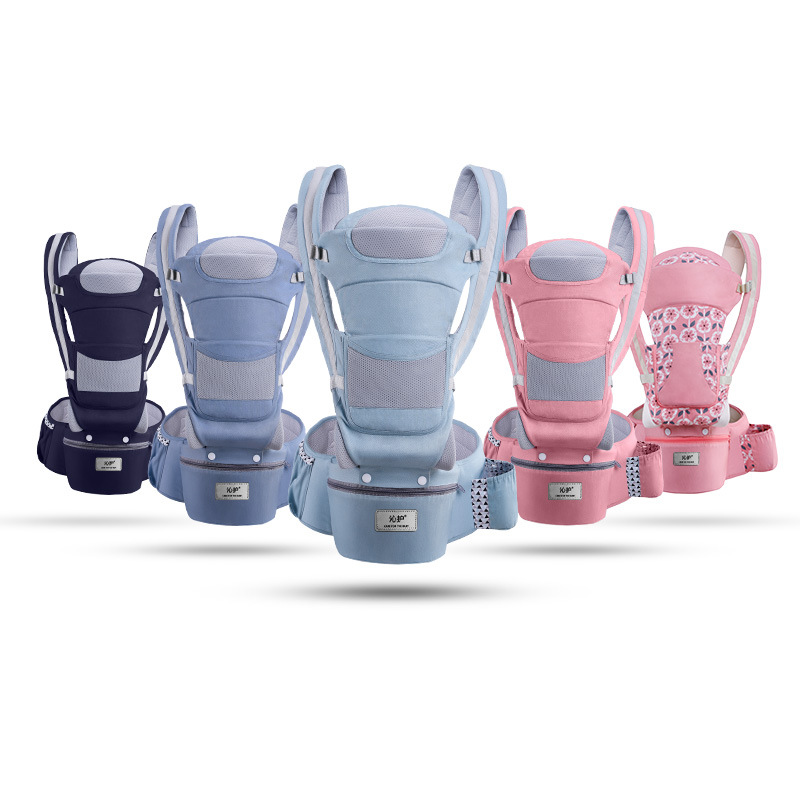 Ergonomic Baby Carrier Newborn To Toddler - Nosidełko dla dziecka ze stołkiem w