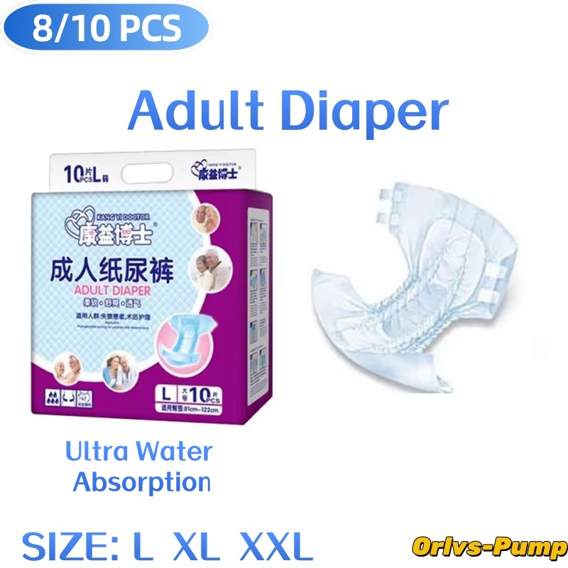 Diapering - 8-10 szt./opak. Pieluchy dla dorosłych i