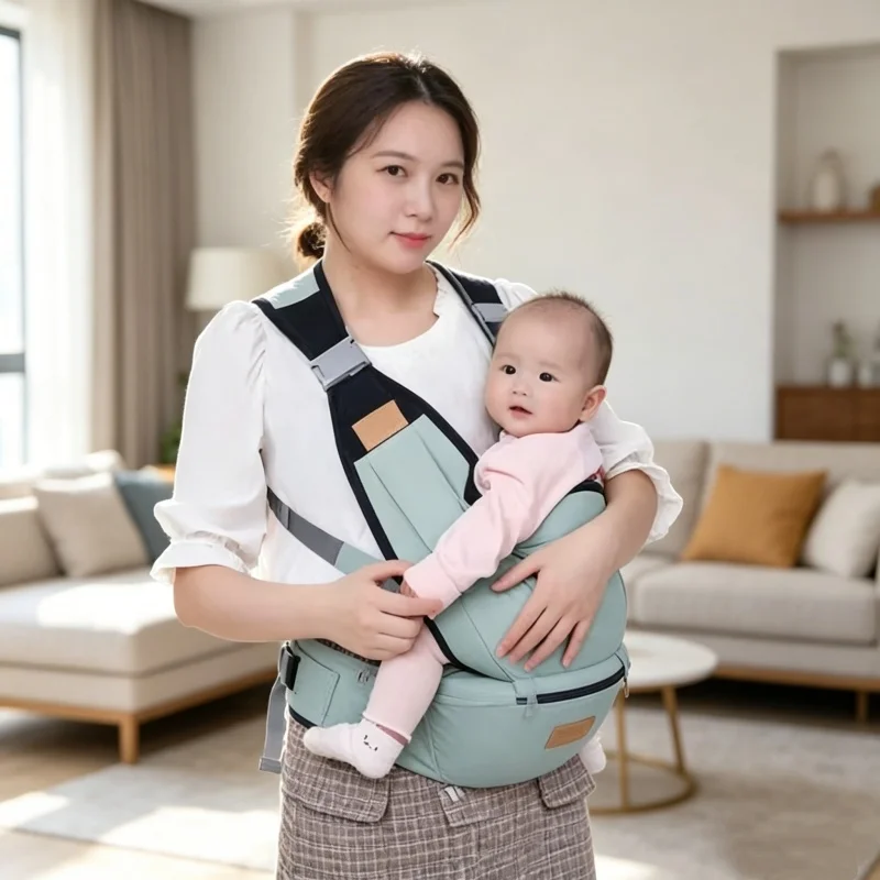 Ergonomic Baby Carrier Newborn To Toddler - Ergonomiczny nosidełko dla niemowląt, wielofunkcyjne nosidełko
