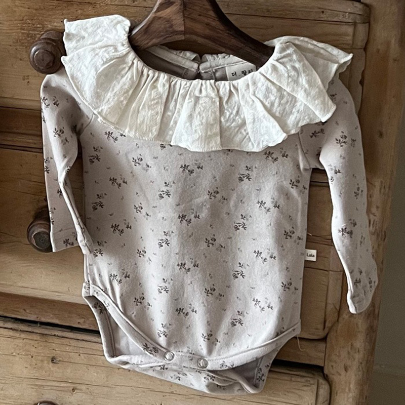 HY23027 odzież dziecięca wiose – Newborn Baby Girl Romper Floral recenzja i cena