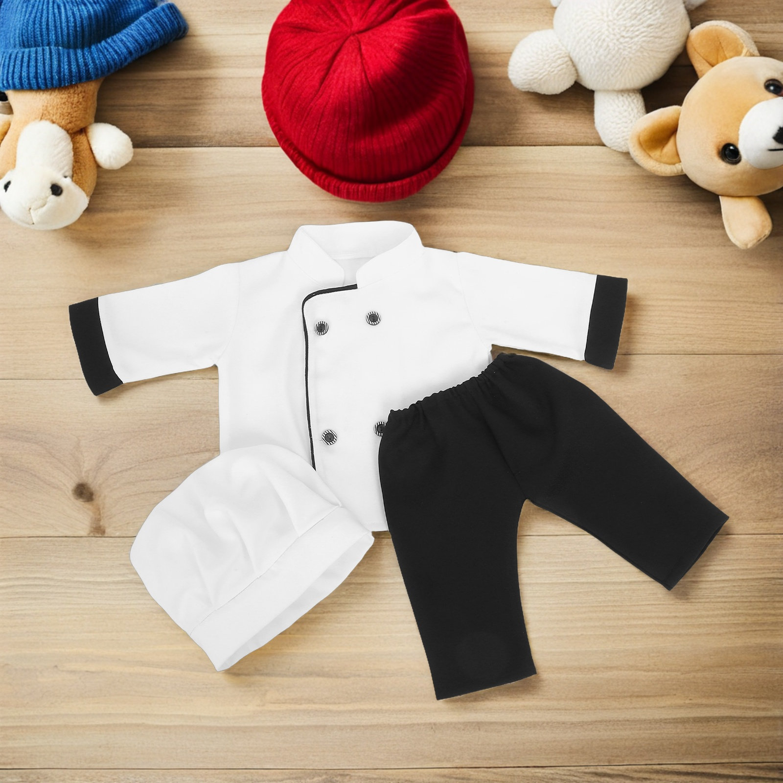1 zestaw rekwizytów do fotogra – Infant Photography Props Outfit recenzja i cena