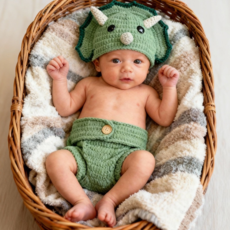 2 szt. Szydełkowe rekwizyty do – Infant Photography Props Outfit recenzja i cena