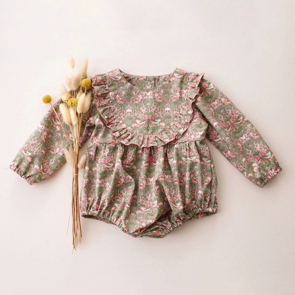 Ubrania dla dziewczynek dla 0- – Newborn Baby Girl Romper Floral recenzja i cena