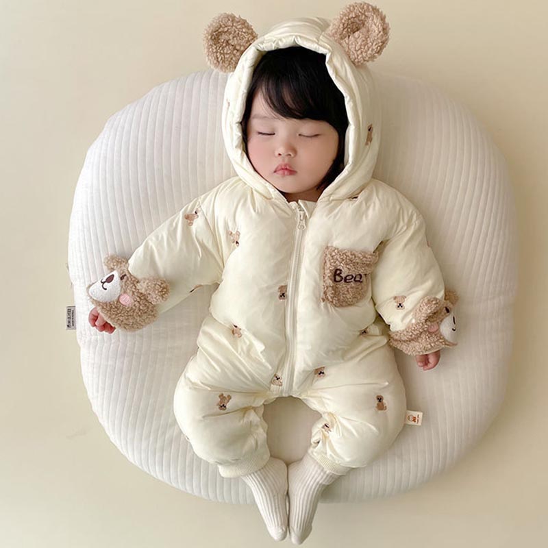 Zimowy kombinezon dla noworodk – Cotton Baby Onesies Zipper recenzja i cena