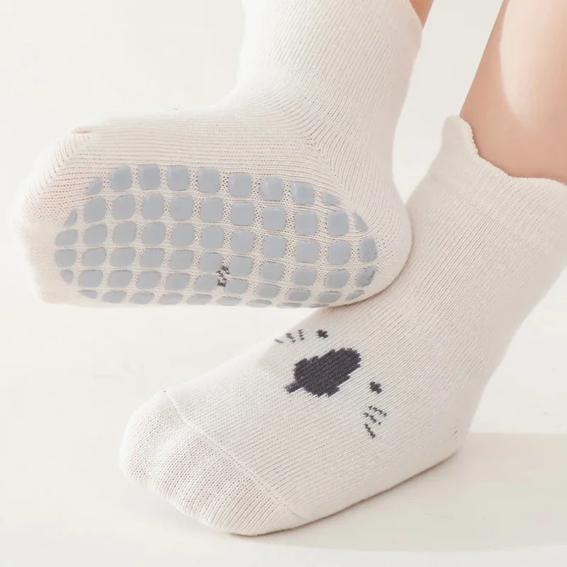 3/5 Par Uroczych Skarpetek Dzi – Unisex Baby Socks Non Slip recenzja i cena