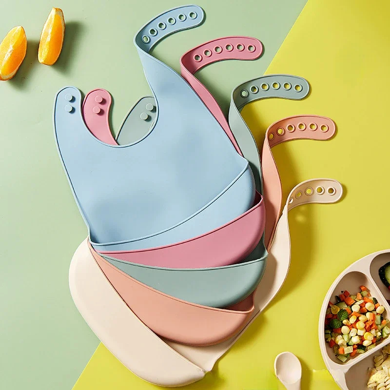 1-4 szt. Śliniak dla niemowląt – Waterproof Baby Bibs Silicone recenzja i cena