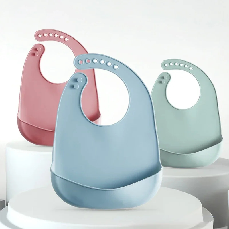 1-4 szt. Śliniak dla niemowląt – Waterproof Baby Bibs Silicone recenzja i cena