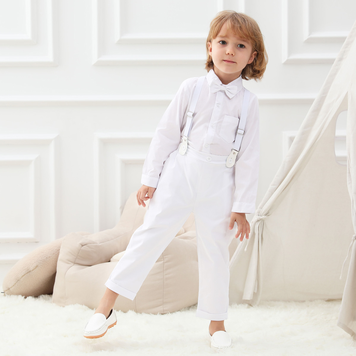 Stroje na chrzest malucha dla  – Baby Boy Suit Set Baptism recenzja i cena