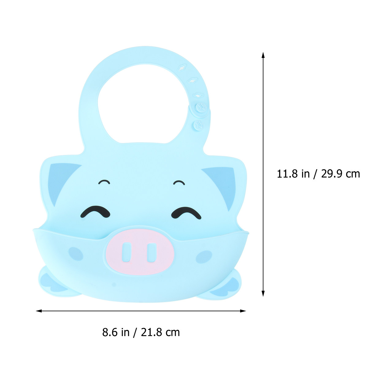 1 sztuka – silikonowa śliniak  – Waterproof Baby Bibs Silicone recenzja i cena