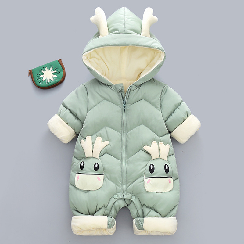 1-3Y niemowlęce grube aksamitn – Cotton Baby Onesies Zipper recenzja i cena