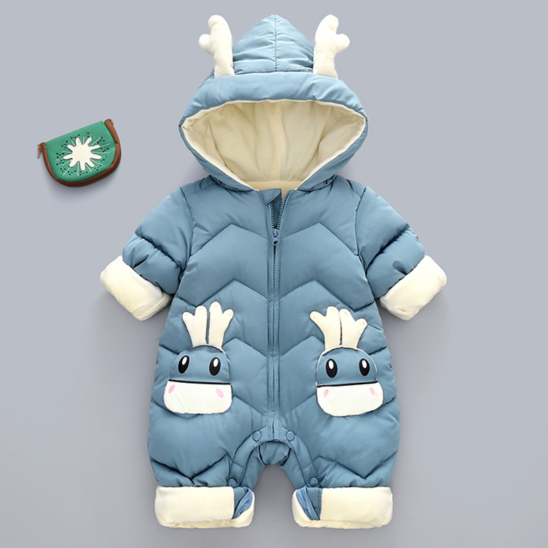 1-3Y niemowlęce grube aksamitn – Cotton Baby Onesies Zipper recenzja i cena
