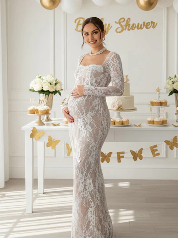 Koronkowa sukienka ciążowa do  – Maternity Wear recenzja i cena